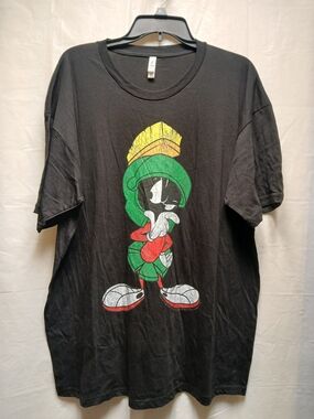 Zuni Sportswear Black Looney Tunes Marvin the Martian Graphic Tee